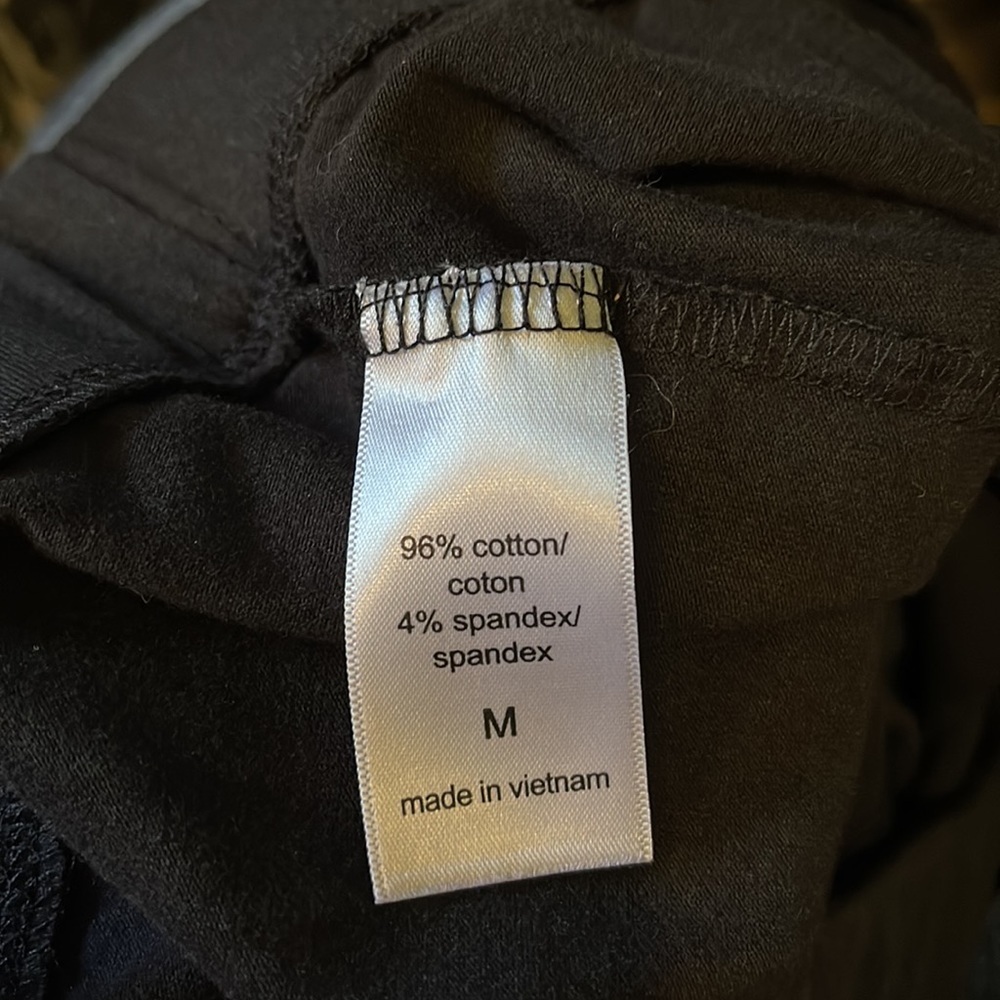 Maurices Black Mid Rise Leggings Cotton Spandex Size Medium - Picture 16 of 16